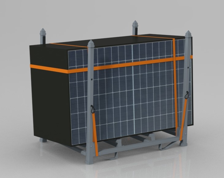 SolarBox – Der innovative Mehrwegladungsträger für PV-Module
